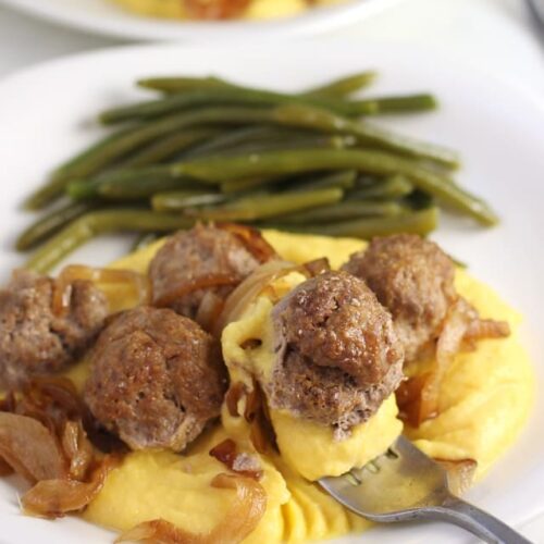 Rosemary Squash Meatballs with Squash Puree Super Healthy Kids