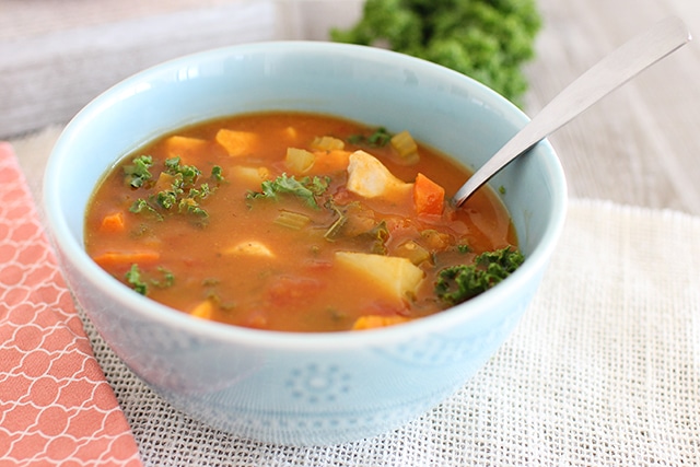 Slow Cooker Chicken Vegetable Soup - Super Healthy Kids