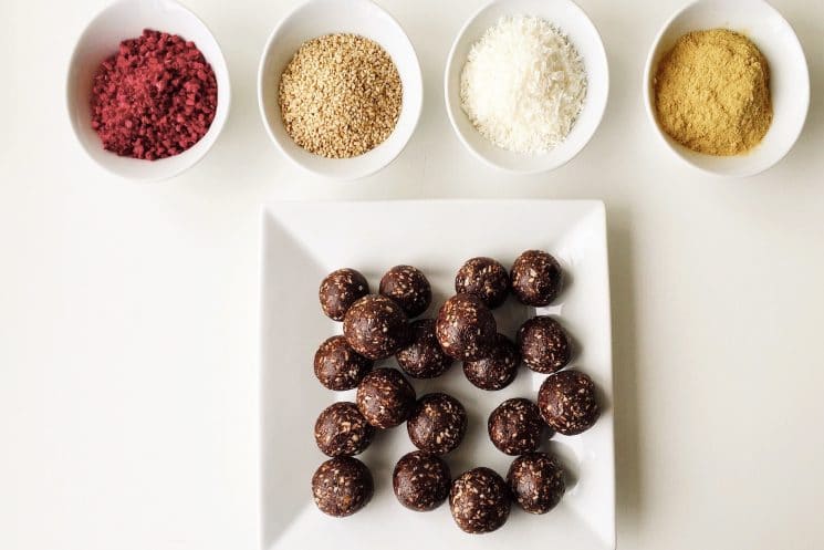 Healthy Date Truffles. A great alternative to many sugary commercial products.