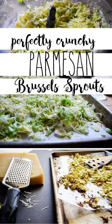 Perfectly Crunchy Parmesan Brussels Sprouts. Depending on your taste buds, the cheese might be enough saltiness for your crew. You can add more to taste when they get out of the oven.