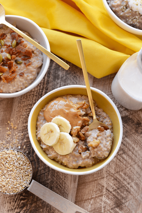 Healthy Slow Cooker Breakfasts- Looking for a quick & healthy breakfast? Whip out your slow cooker & prep one of these nutrition-packed recipes for the AM!