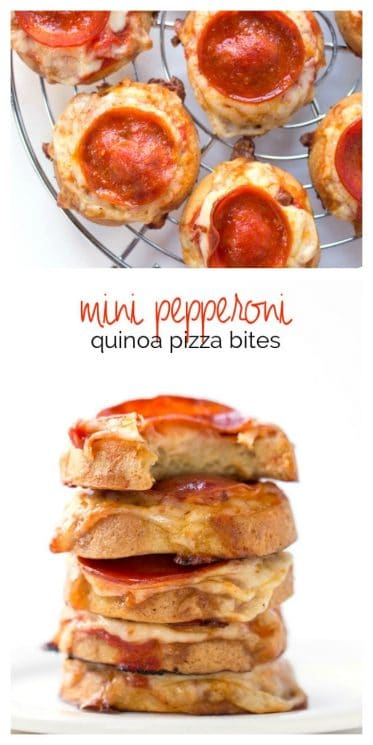 Mini Quinoa Pizza Bites