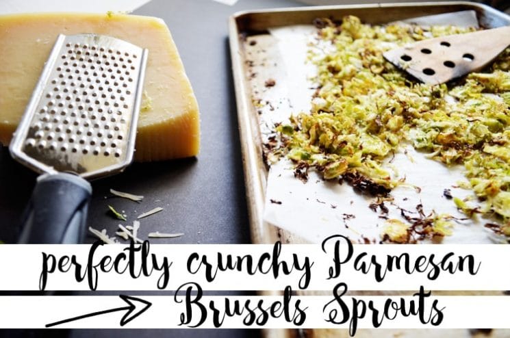 The right way to serve this seasonal veggie! Perfectly Crunchy Parmesan Brussels Sprouts!