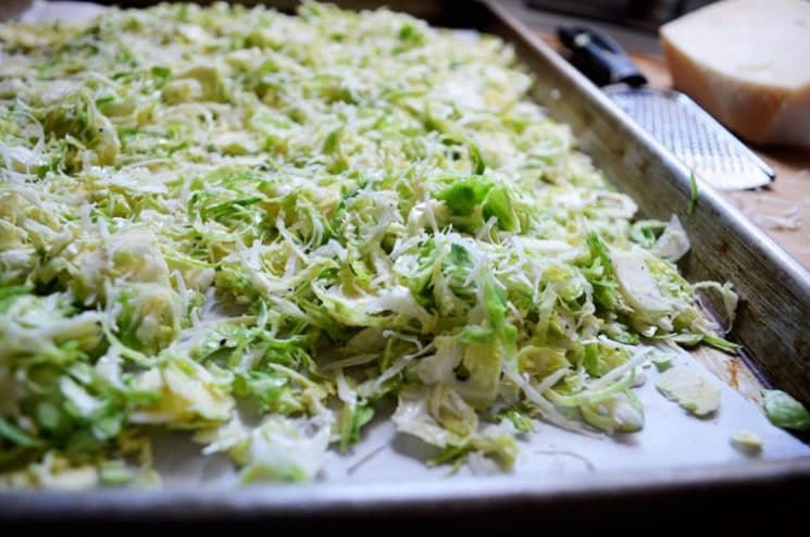 The right way to serve this seasonal veggie! Perfectly Crunchy Parmesan Brussels Sprouts!