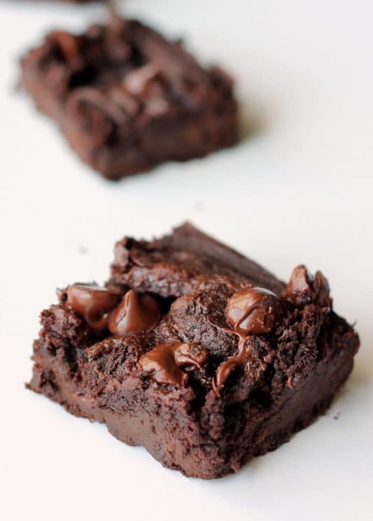 Flourless Black Bean Avocado Brownies