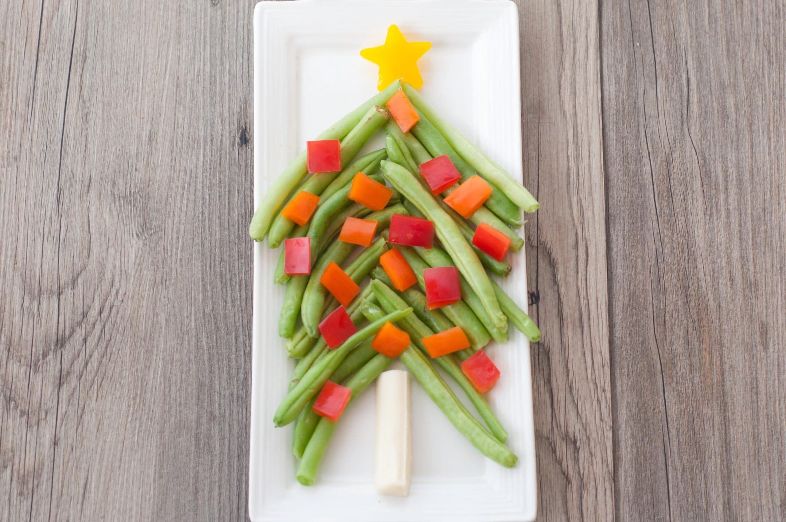 Christmas Tree Relish Tray
