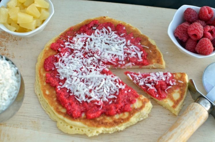 Breakfast Pizza Pancakes