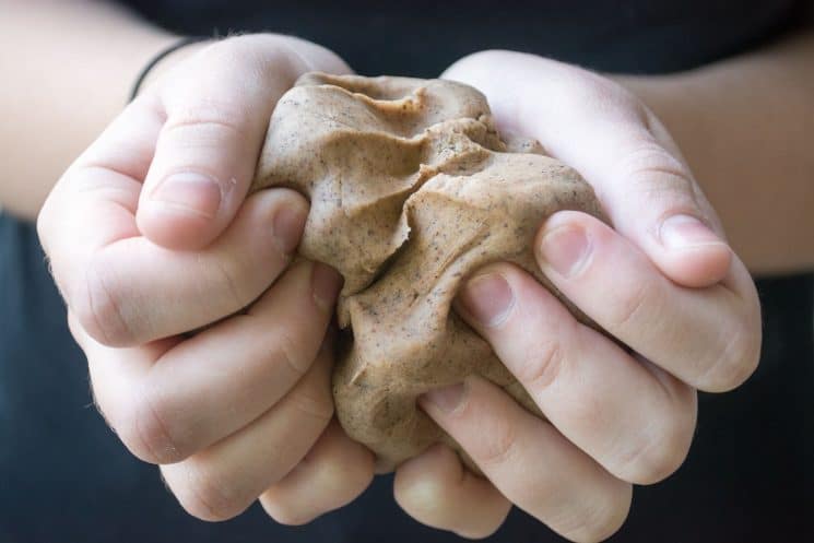 All Natural Gingerbread Playdough recipe that smells amazing!! www.superhealthykids.com