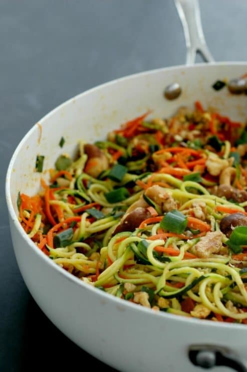 Vegetable Pad Thai - a copycat restaurant favorite!