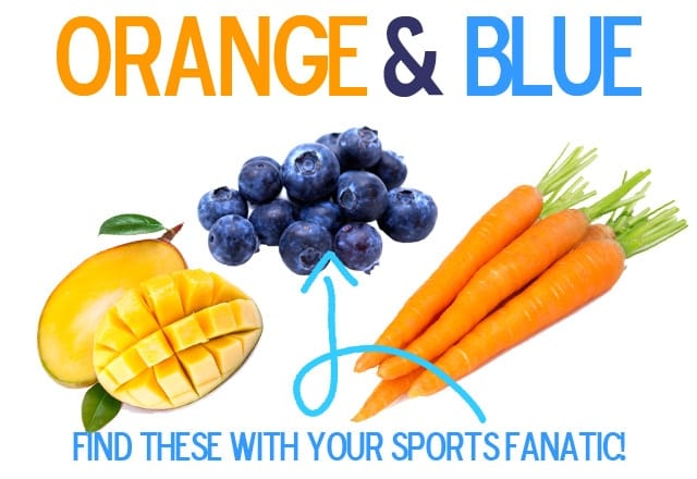 Find Fruits and Veggies for your Sports Fans!