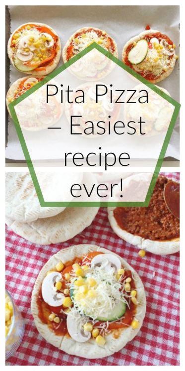 Pita Pizza – Easiest recipe ever!