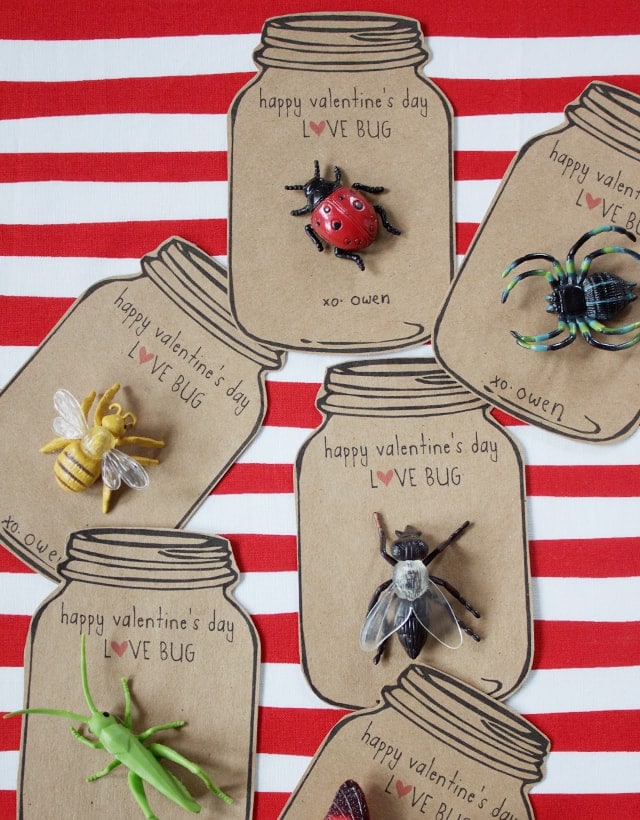 Love Bug 12 Fun Kid Friendly Candy Free Valentine Ideas. Sick of all the candy that surrounds Valentine's Day? Send your kiddo to school with one of these candy free treats this year!