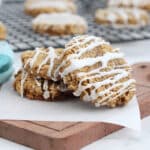 Iced oatmeal cookies