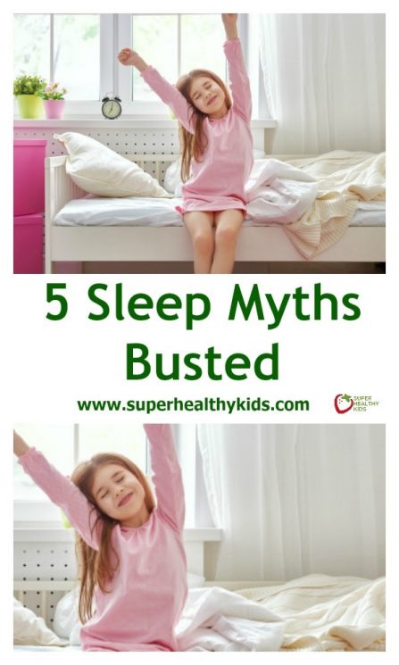 5 Sleep Myths Busted - 5 of the most common sleep myths in kids busted. Find out what you really need to know to get your kids to sleep well.