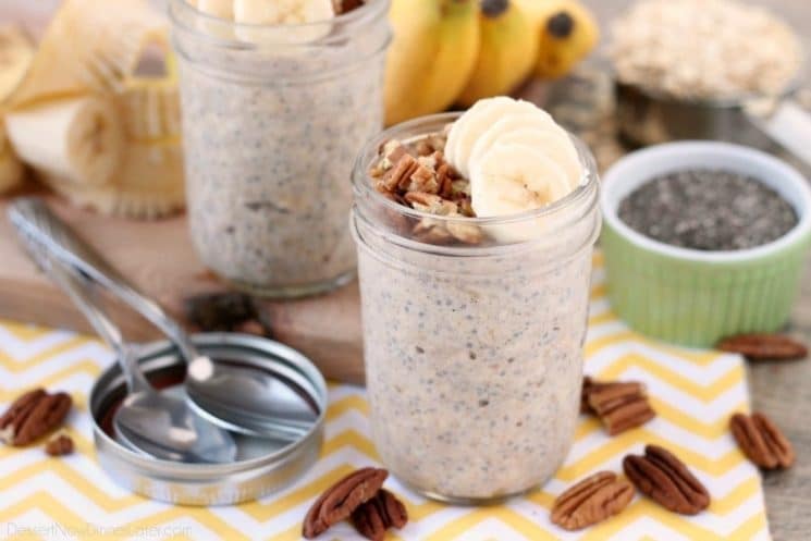 banana bread overnight oats