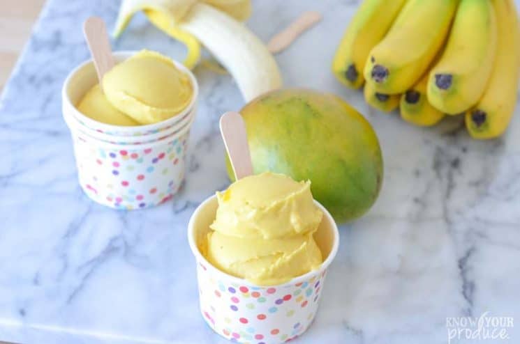 Healthy, dairy-free, creamy and delicious, this Mango Ice Cream will really hit your sweet spot - naturally! www.superhealthykids.com