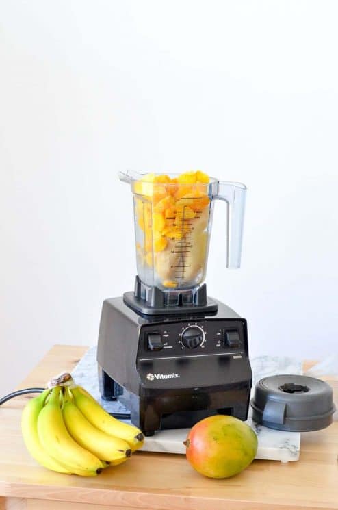 mango ice cream vitamix