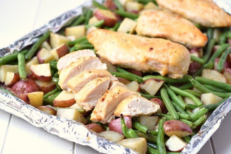 One Pan Honey Garlic Chicken And Vegetables Super Healthy Kids