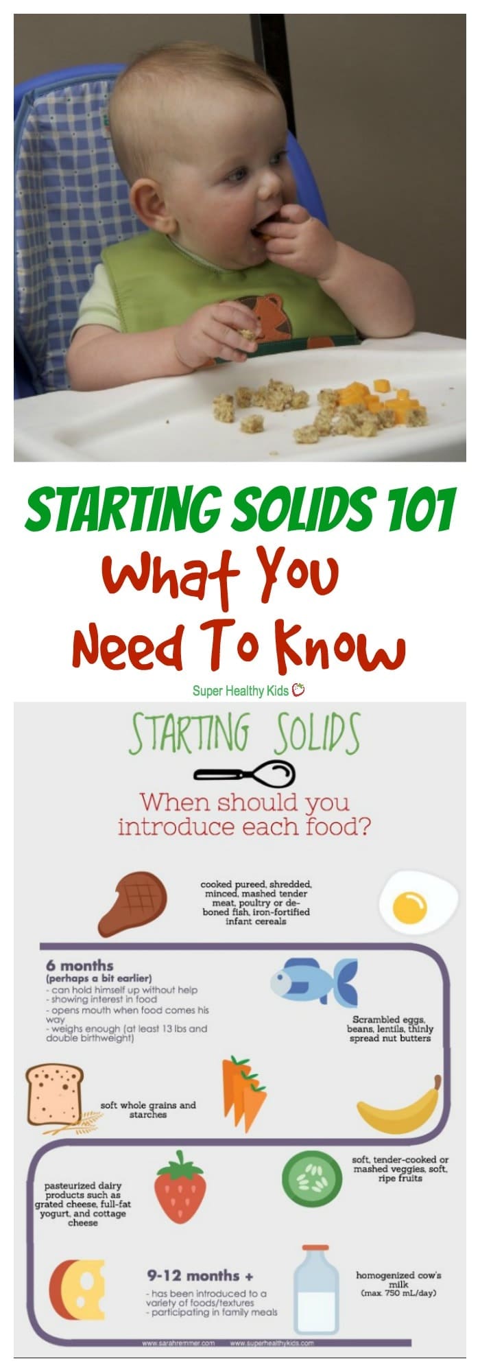 MOM TIPS - Starting Solids 101: What You Need to Know. Starting solids can seem overwhelming at first. Here's what you need to know--straight from a registered dietitian and mom. https://www.superhealthykids.com/starting-solids-101-need-know/ MOM TIPS - Starting Solids 101: What You Need to Know. Starting solids can seem overwhelming at first. Here's what you need to know--straight from a registered dietitian and mom. https://www.superhealthykids.com/starting-solids-101-need-know/