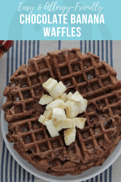 Allergy Friendly Chocolate Banana Waffles | Healthy Recipes for Kids