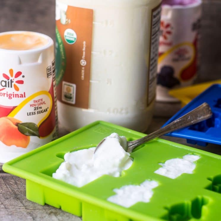 Healthy and Fun Frozen Yogurt Snacks. Make your own healthy frozen yogurt snacks in shapes your kids love! www.superhealthykids.com