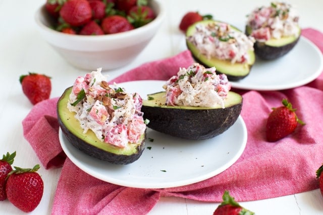 Chicken Strawberry Salad Bowls for Beautiful Clean Eats!