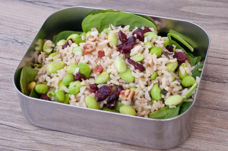 Wild & Brown Rice Salad with Edamame - Super Healthy Kids