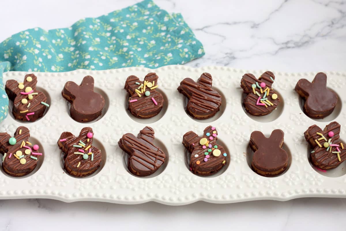 Healthier Peanut Butter Cup Bunnies