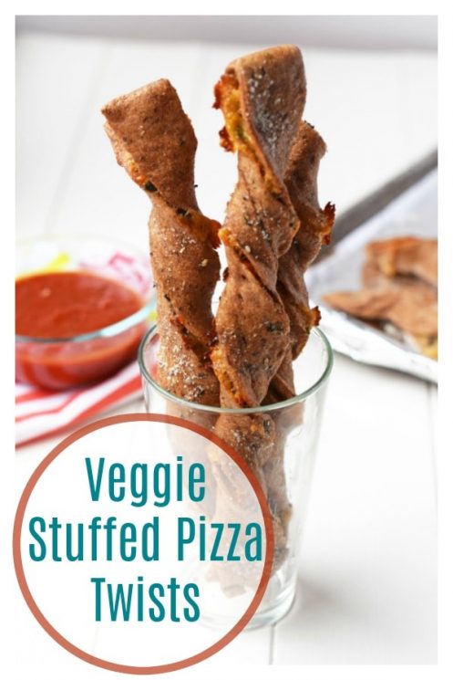 Veggie Stuffed Pizza Twists