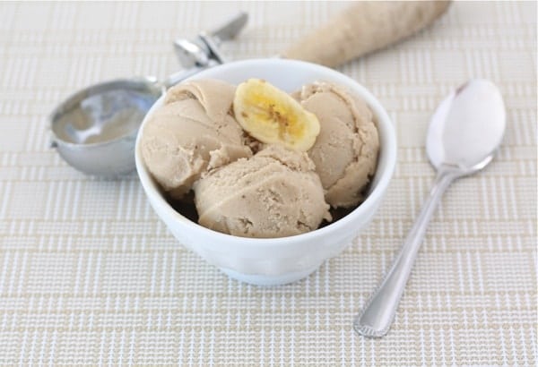 2 Ingredient banana peanut butter ice cream