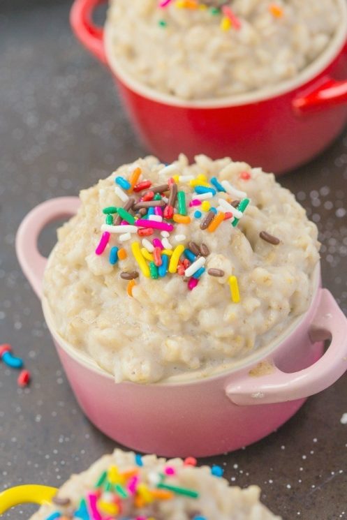 Vanilla Cake Batter Oatmeal