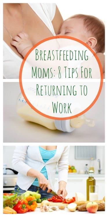 Breastfeeding Moms: 8 Tips For Returning to Work