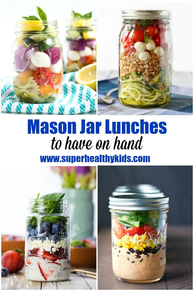 Need school lunch ideas for older kids? Grab a mason jar!