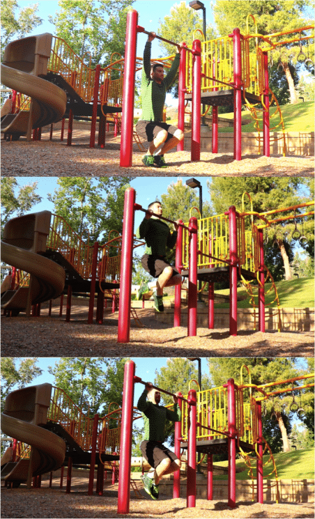 Try these kid friendly exercises with your kids at the playground! www.superhealthykids.com