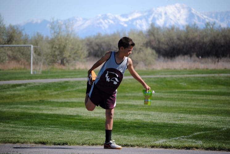 TJ at track