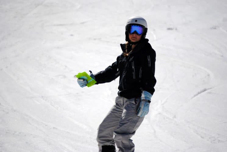 erica snowboarding
