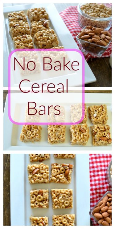 First Day of School Made Easier with No Bake Cereal Bars