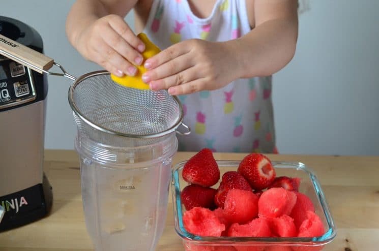 Strawberry Watermelon Popsicles