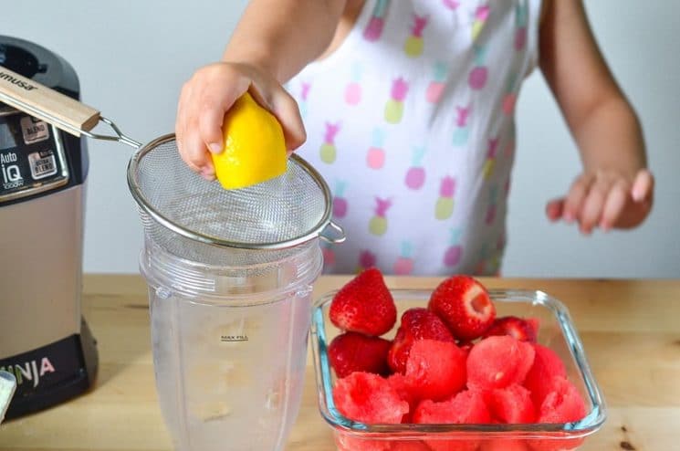 Strawberry Watermelon Popsicles