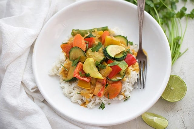 20-minute veggie curry the whole family will love.