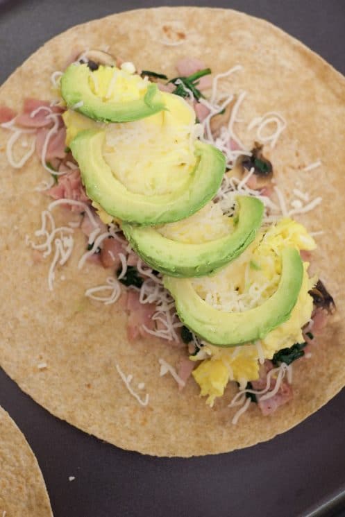 School Morning Breakfast Burrito Recipe