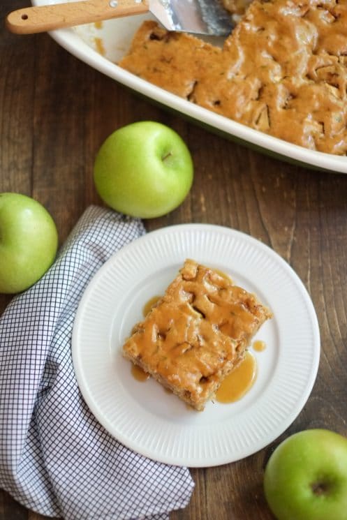 Healthier Caramel Apple Cake Recipe