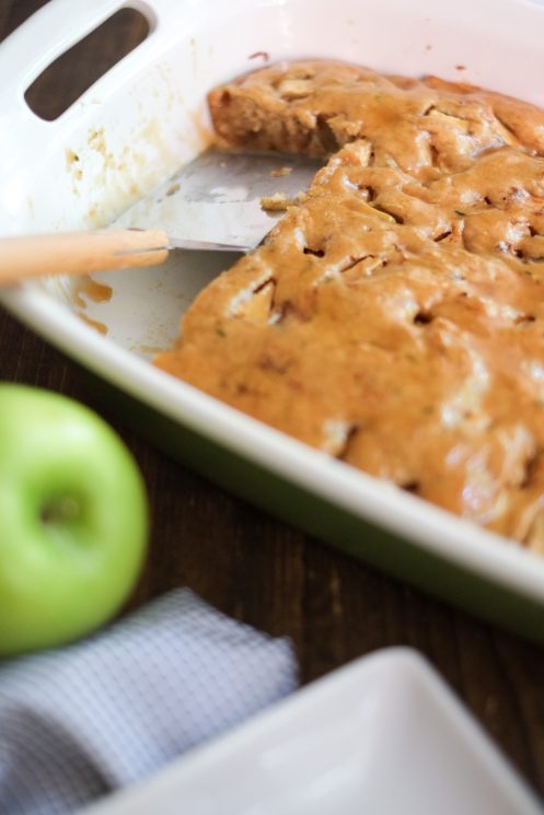 Healthier Caramel Apple Cake Recipe