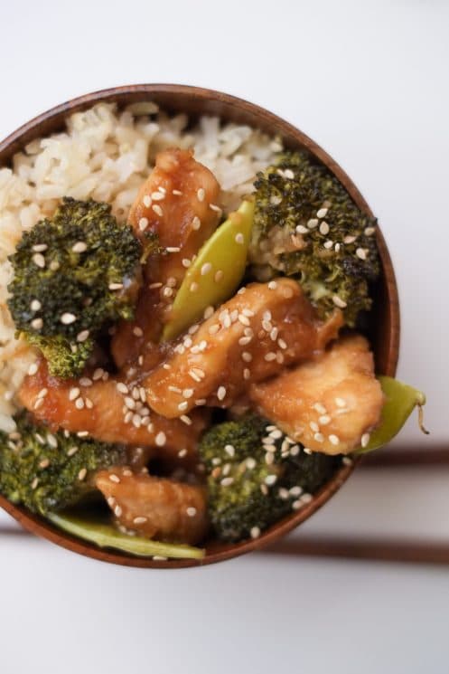 Slow Cooker Honey Sesame Chicken with Veggies Recipe