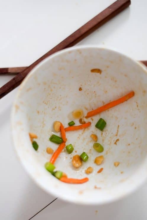 Peanut Sesame Noodles and Veggies. These peanut sesame noodles are ready in less time than it takes to order takeout (only 10 minutes!). Bonus: they include a good portion of fresh veggies!