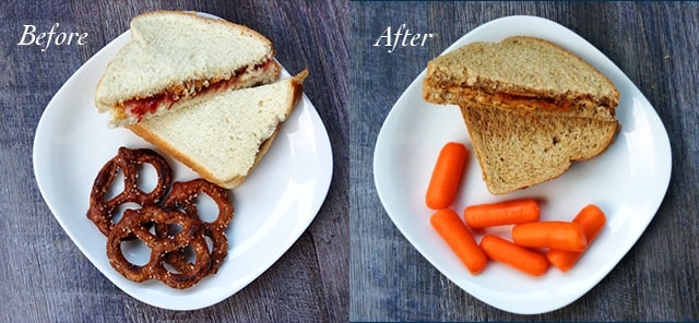 Before and After Kid Lunch Makeovers