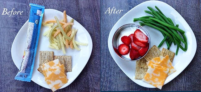 Before and After Kid Lunch Makeovers