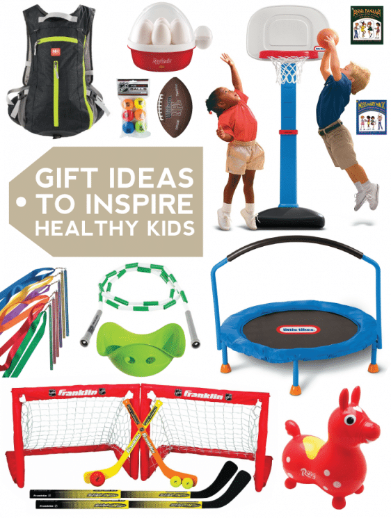 Gift Guide: 10 Gift Ideas to Inspire Healthy Kids. Inspire kids to live a more active lifestyle. Here are 10 gift ideas for our kids that have gotten an incredible amount of use and really helped our kids move! https://www.superhealthykids.com/gift-guide-10-gift-ideas-inspire-healthy-kids/