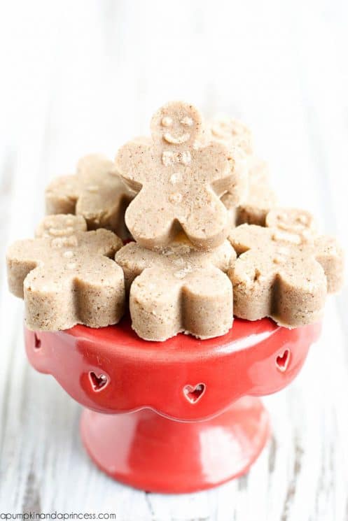 Gingerbread sugar scrub cubes