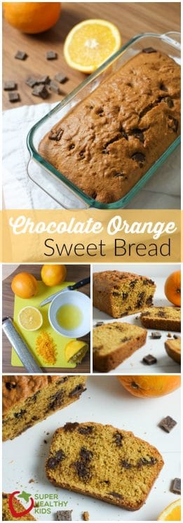 FOOD - Chocolate Orange Bread Recipe | Sweet Bread | Super Healthy Kids | Food and Drink https://www.superhealthykids.com/chocolate-orange-bread-recipe/